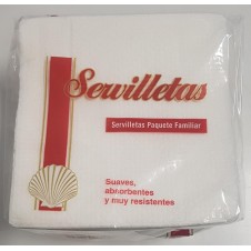 SERVILLETA 30x30 BLANCA 50x80 UN.