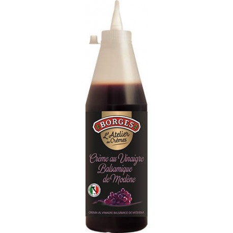 VINAGRE BORGES BALSÁMICO CREMA MODENA 6x400 ML.