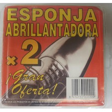 ESPONJA ABRILLANTADORA LIMPIA ZAPATOS PACK 2 UND.