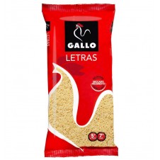 PASTA GALLO LETRAS 24x250 GR.