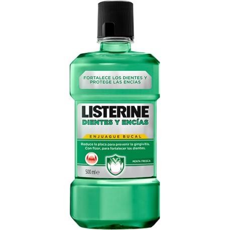 ENJUAGUE BUCAL LISTERINE DIENTES/ENCIAS 12x500 ML