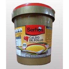 CALDO DE POLLO SOLUBLE SERHOS 6x1 KG.