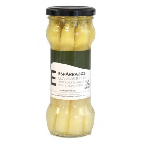ESPARRAGOS JJJ 5/8 BOTE CRISTAL 12x330 GR.