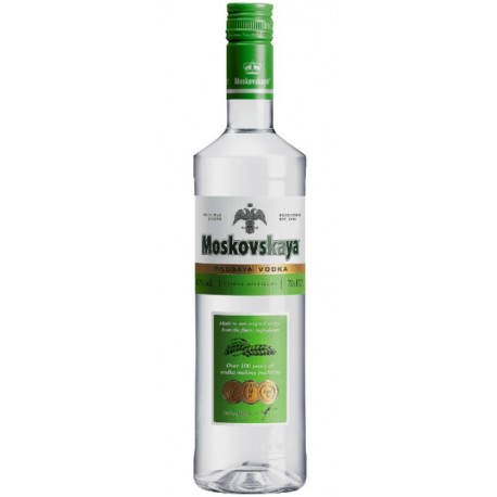 VODKA MOSKOVKAYA 6x1 L.