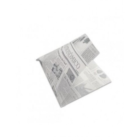 BOLSAS AREPA PERIODICO BLANCA 17x17 CAJA 1.000 UN.