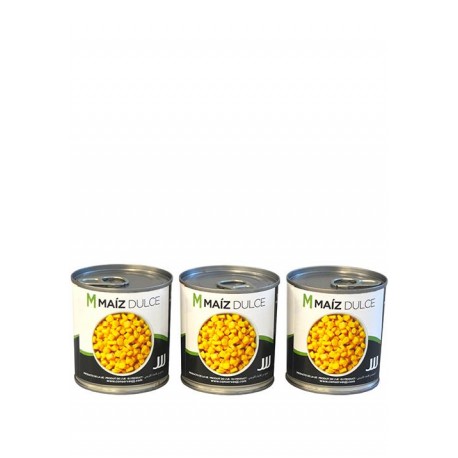 MAÍZ DULCE JJJ LATA 12x150 GR PACK 3 UND.