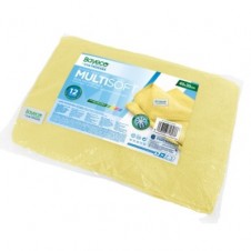 BAYETA CUATROGASA MICROFIBRA AMAR. 40x30CM 12UN.