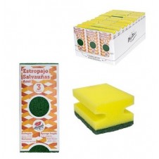 ESTROPAJO SALVAUÑAS VERDE AMAPOLA PACK 3 UND.