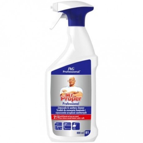 DESINFECTANTE SANITARIO MR.PROPER BAÑO 2 EN 1 10X800 ML.