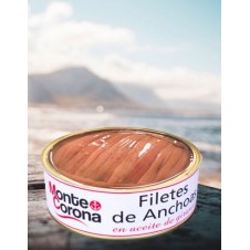 FILETES DE ANCHOA MONTE CORONA A/GIRASOL 12x500 GR.