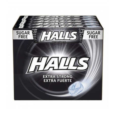 CARAMELOS HALLS EXTRA FUERTE S/A 32GX20 UND.