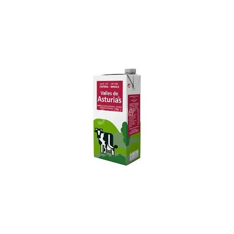 LECHE VALLES ASTURIAS ENTERA 6x1 L.