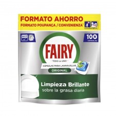 VAJILLA FAIRY ORIGINAL 100 CÁPSULAS CAJA 3 PAQ.