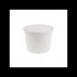 TARRINA BLANCA REDONDA 1000CC P/25 UND.