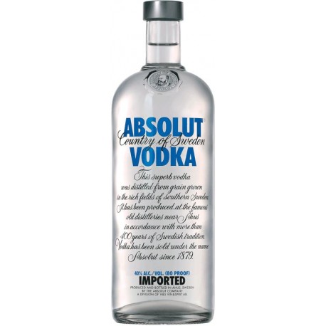 VODKA ABSOLUT 6x1 L.