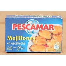 MEJILLONES PESCAMAR ESCABECHE 50x111 GR.
