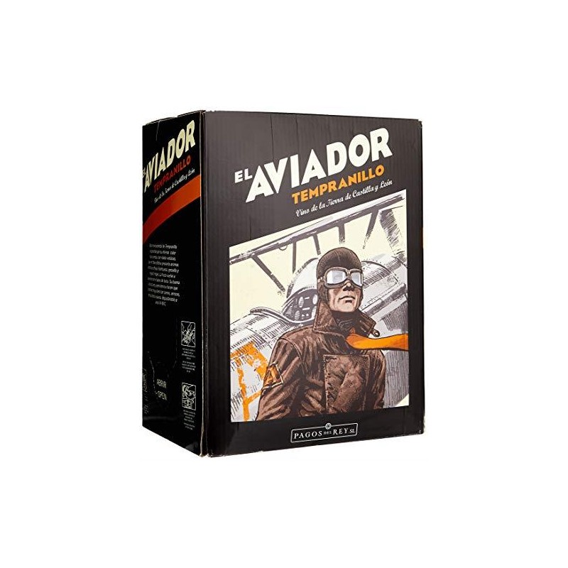 VINO EL AVIADOR TINTO BAG IN BOX 15 L. - Comercial de León
