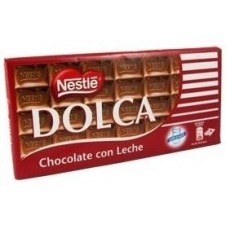 CHOCOLATE DOLCA CON LECHE 34x125 GR.